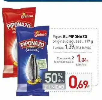 Condis El Piponazo Pipas Original O Aguasal oferta
