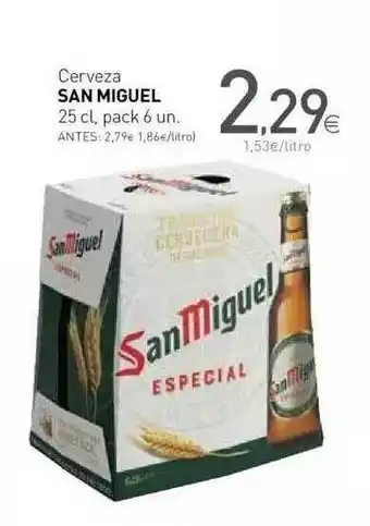 Condis San Miguel Cerveza 25cl oferta