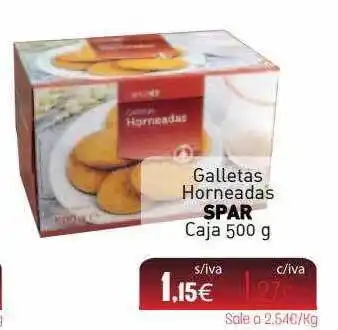Cuevas Cash Galletas Horneadas Spar oferta