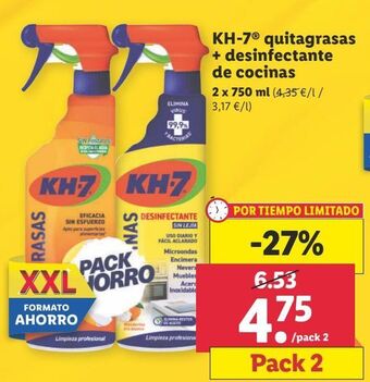 Lidl Quitagrasas kh-7 oferta