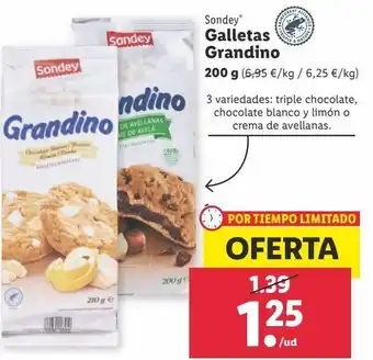 Lidl Galletas grandino sondey oferta