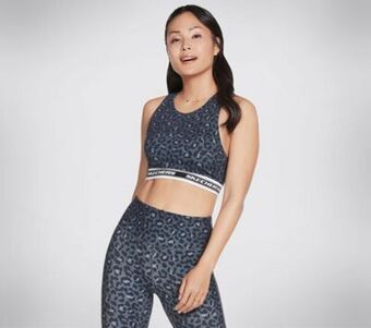 Skechers Skechers apparel midnight leopard crop bra oferta