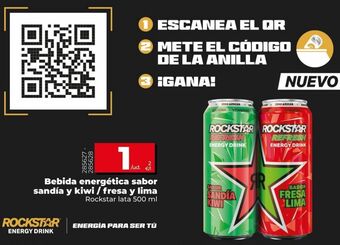 La Plaza de DIA Bebida energética rockstar oferta