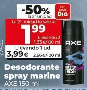La Plaza de DIA Desodorante axe oferta