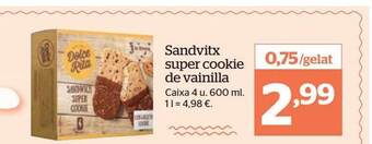 La Sirena Sandvitx Super Cookie De Vainilla oferta