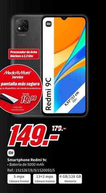 MediaMarkt Smartphone Redmi 9c oferta