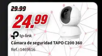 MediaMarkt Cámara De Seguridad Tapo C200 360 oferta