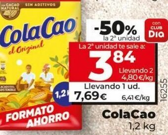 Maxi Dia Cacao soluble cola cao oferta