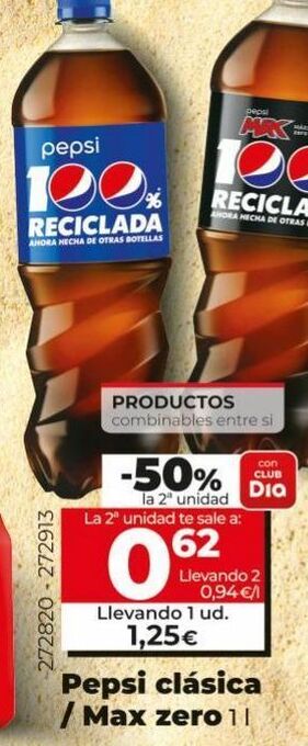 Maxi Dia Refresco de cola pepsi oferta