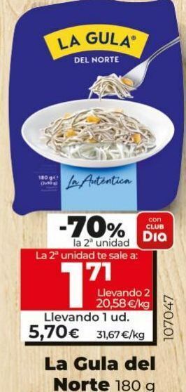 Maxi Dia Angulas en aceite la gula del norte oferta
