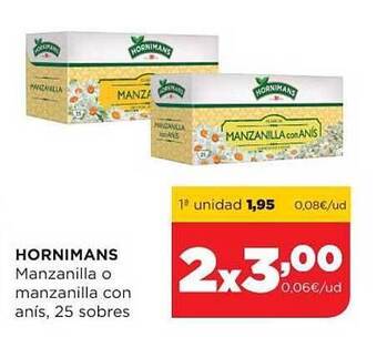 Alimerka Hornimans Manzanilla O Manzanilla Con Anís oferta