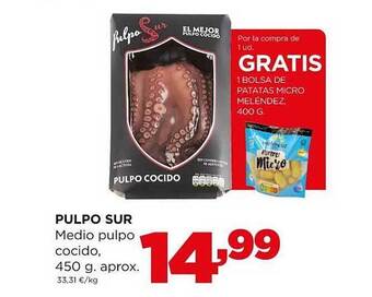 Alimerka Pulpo Sur Medio Pulpo Cocido oferta