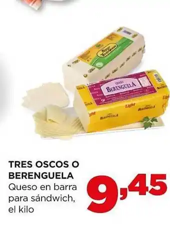Alimerka Tres Oscos O Berenguela Queso En Barra Para Sándwich El Kilo oferta