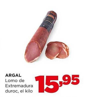 Alimerka Argal Lomo De Extremadura Duroc El Kilo oferta