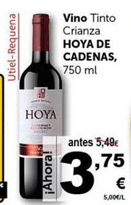 Masymas Vino Tinto Crianza Hoya De Cadenas oferta