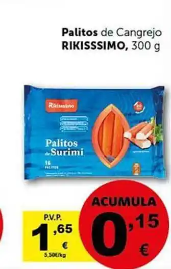 Masymas Palitos De Cangrejo Rikisssimo oferta