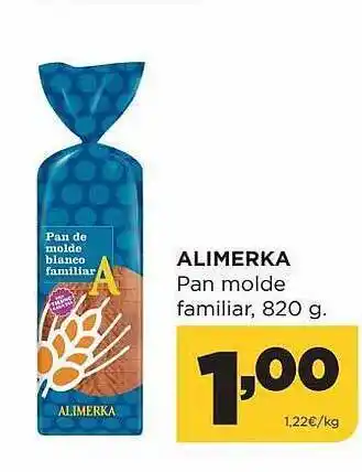Alimerka Alimerka Pan Molde Familiar oferta