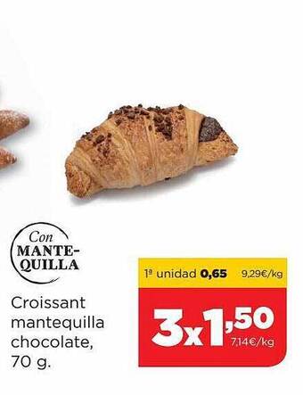 Alimerka Croissant Mantequilla Chocolate oferta