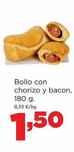 Alimerka Bollo Con Chorizo Y Bacon oferta