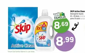 Coviran Skip Active Clean Detergente Liquido oferta