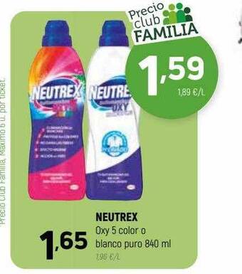 Coviran Neutrex Oxy 5 Color O Blanco Puro oferta