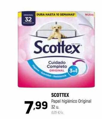 Coviran Scottex Papel Higiénico Original oferta