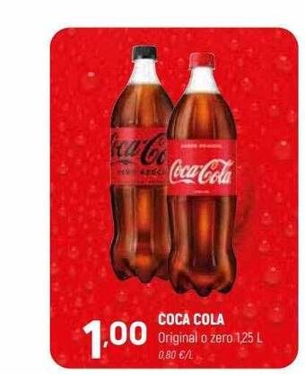 Coviran Coca Cola Original O Zero oferta