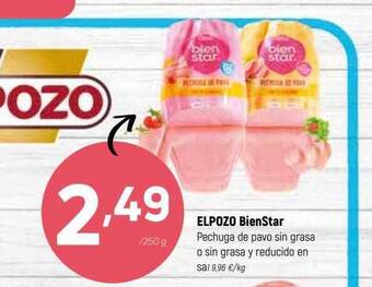 Coviran Elpozo Bienstar Pechuga De Pavo Sin Grasa O Sin Grasa Y Reducido En Sal oferta