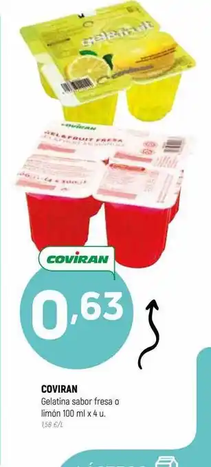 Coviran Coviran Gelatina Sabor Fresa O Limón oferta