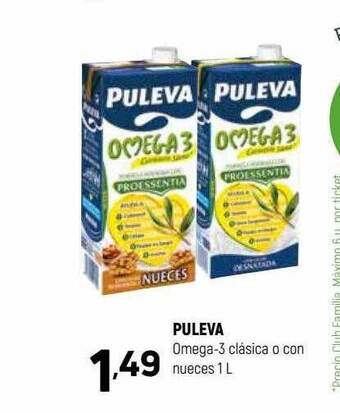 Coviran Puleva Omega-3 Clásica O Con Nueces oferta