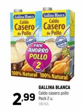 Coviran Gallina Blanca Caldo Casero Pollo oferta