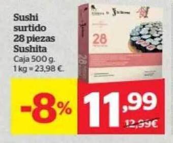 La Sirena Sushi Surtido 28 Piezas Sushita oferta