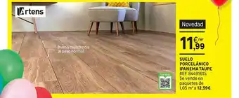 Leroy Merlin Suelo Porcelánico Ipanema Taupe Artens oferta