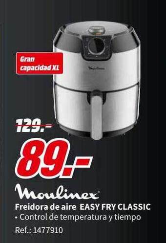MediaMarkt Moulinex Freidora De Aire Easy Fry Classic oferta