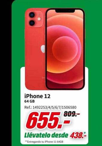 MediaMarkt Iphone 12 oferta