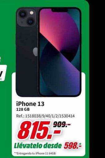 MediaMarkt Iphone 13 oferta