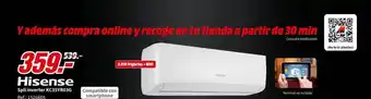 MediaMarkt Hisense Spli Inverter Kc35yr03g oferta