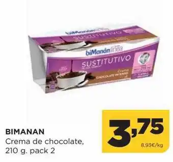 Alimerka Bimanan Crema De Chocolate oferta