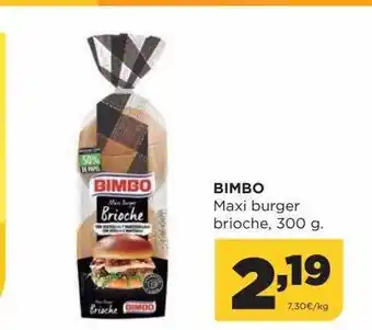 Alimerka Bimbo Maxi Burger Brioche oferta