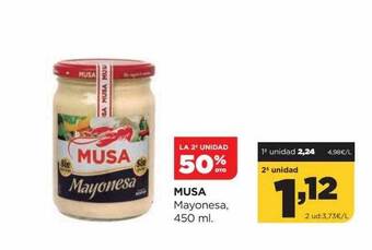 Alimerka La 2a Unidad 50% Dto Musa Mayonesa oferta