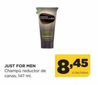 Alimerka Just For Men Champú Reductor De Canas oferta