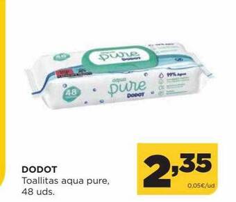 Alimerka Dodot Toallitas Aqua Pure oferta