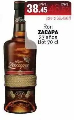 Cuevas Cash Ron Zacap A 23 Años oferta
