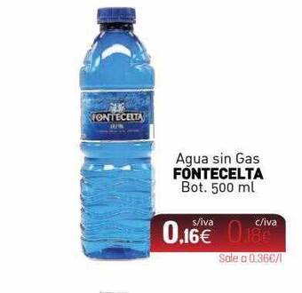 Cuevas Cash Agua Sin Gas Fontecelta oferta
