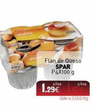 Cuevas Cash Flan De Queso Spar oferta