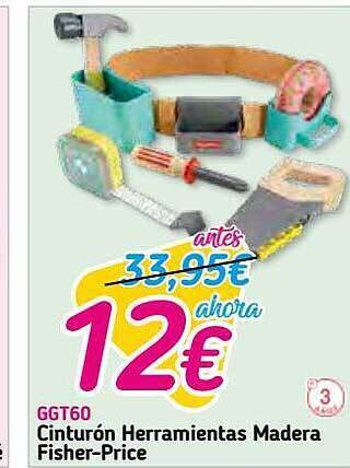 Panre Cinturón Herramientas Madera Fisher-price oferta