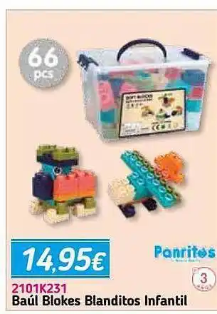 Panre Baúl Bloke Blanditos Infantil oferta