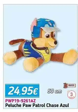 Panre Peluche Paw Patrol Chase Azul oferta