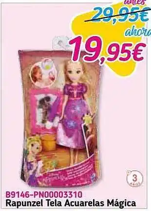 Panre Rapunzel Tela Acuarelas Mágica oferta