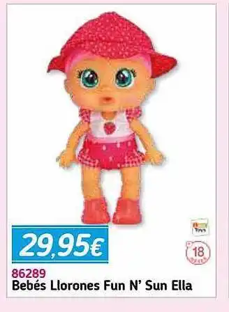 Panre Bebés Llorones Fun N' Sun Ella oferta